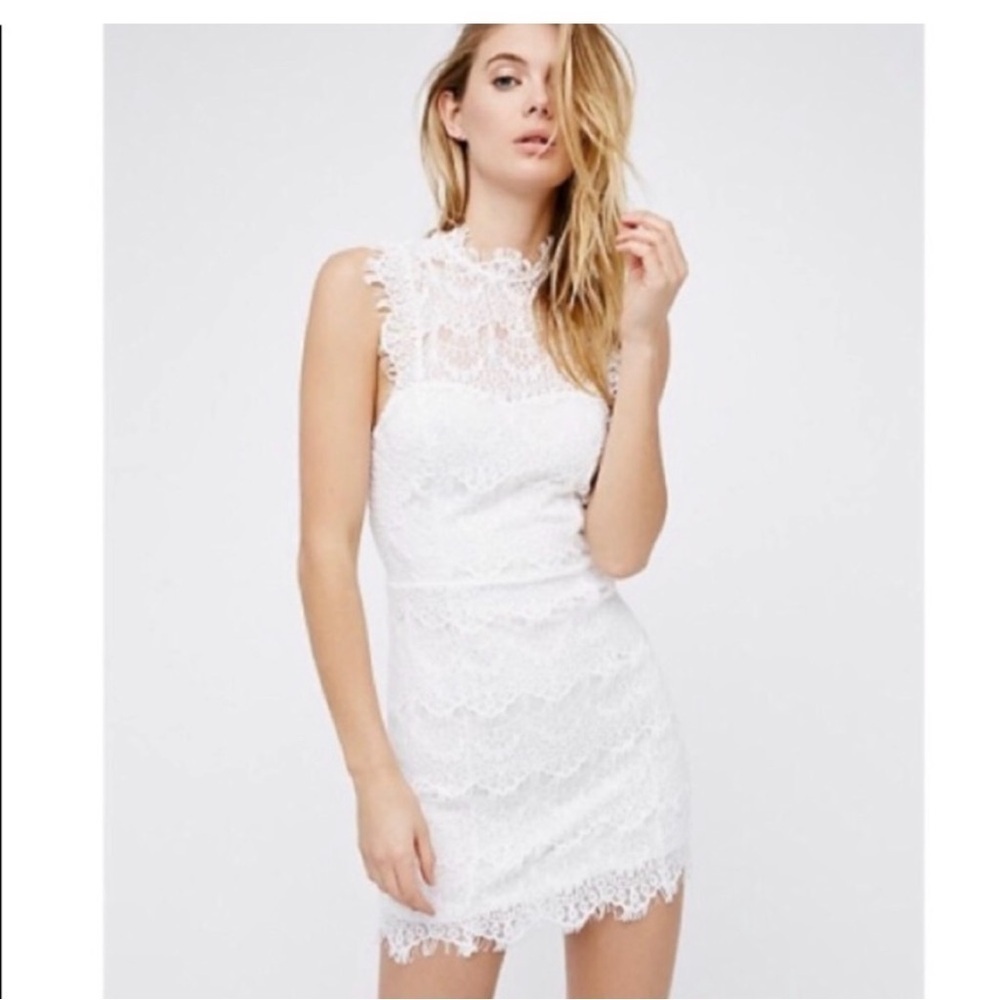 NWT Free People Daydream Lace Bodycon Dress